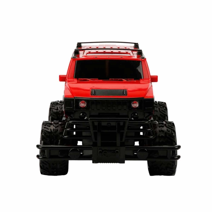 1:14 Uzaktan Kumandalı Big Foot Usb Şarjlı Hummer 34 cm. - Kırmızı