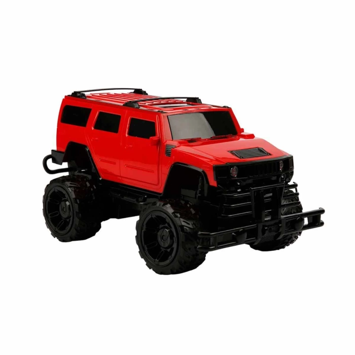 1:14 Uzaktan Kumandalı Big Foot Usb Şarjlı Hummer 34 cm. - Kırmızı