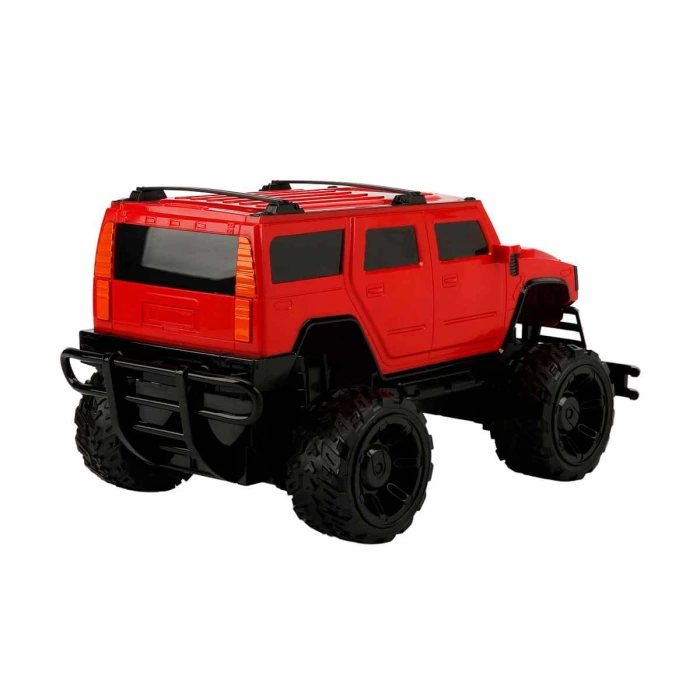 1:14 Uzaktan Kumandalı Big Foot Usb Şarjlı Hummer 34 cm. - Kırmızı