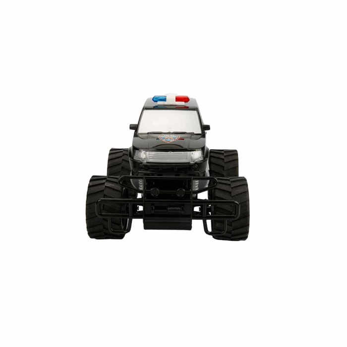 1:18 Uzaktan Kumandalı Jumbo Wheels Usb Şarjlı Işıklı Polis Arabası - Jeep