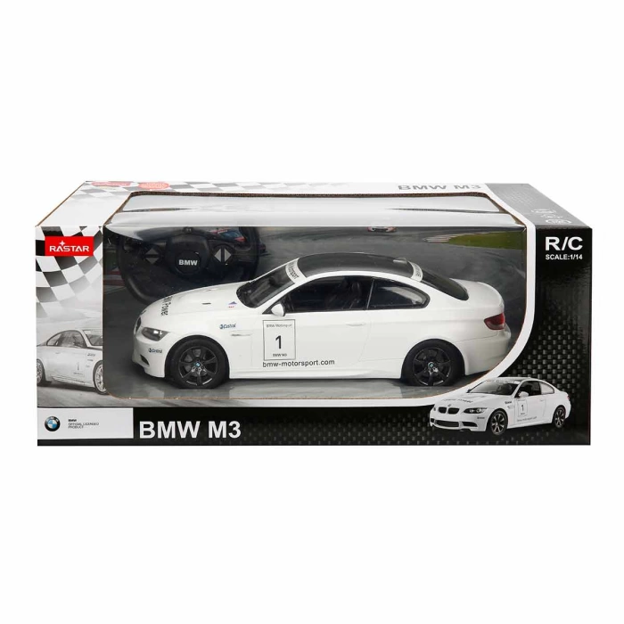 1:14 Uzaktan Kumandalı BMW M3 Araba 32 cm. - Beyaz