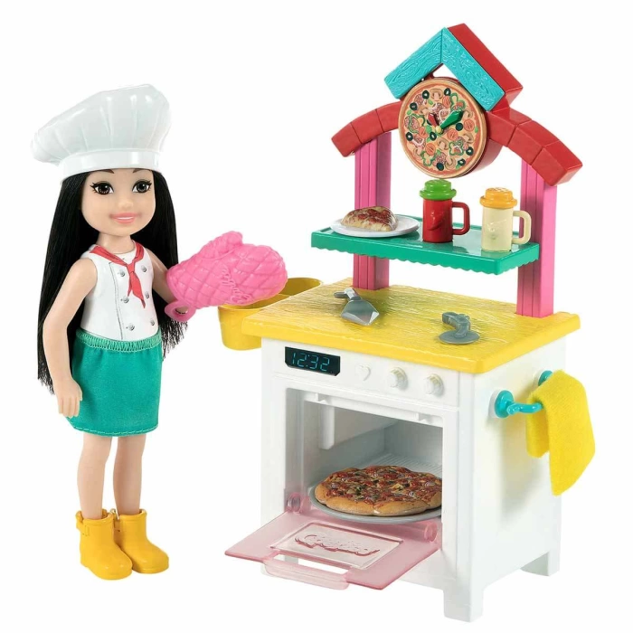 Barbie Chelsea Meslekleri Öğreniyor  Pizza Şefi - GTR88