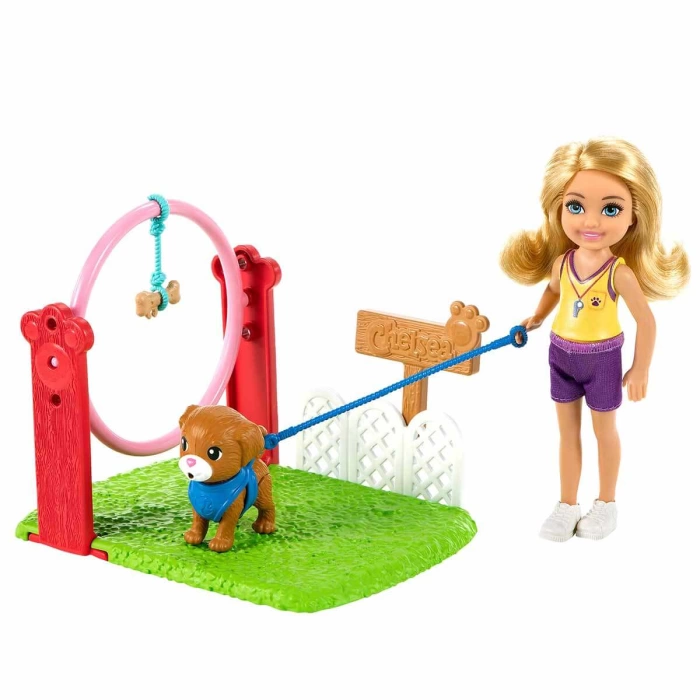 Barbie Chelsea Meslekleri Öğreniyor Köpek Eğitmeni - GTR88