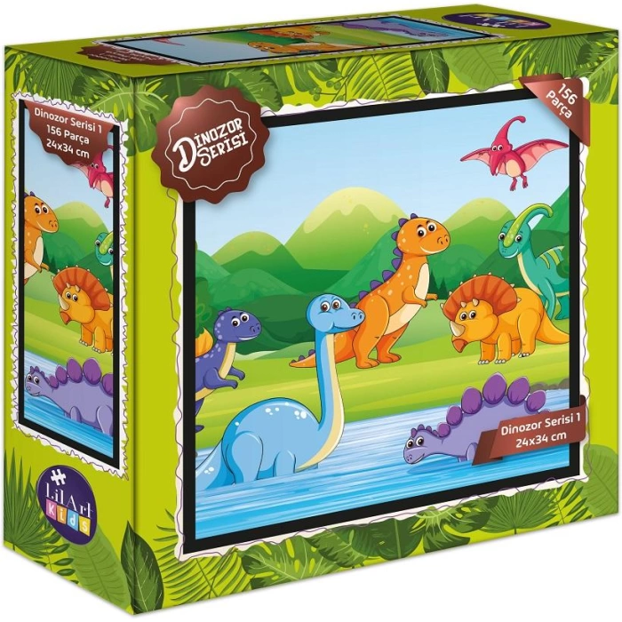 Lilart Dinazor Serisi Puzzle - 154 Parça