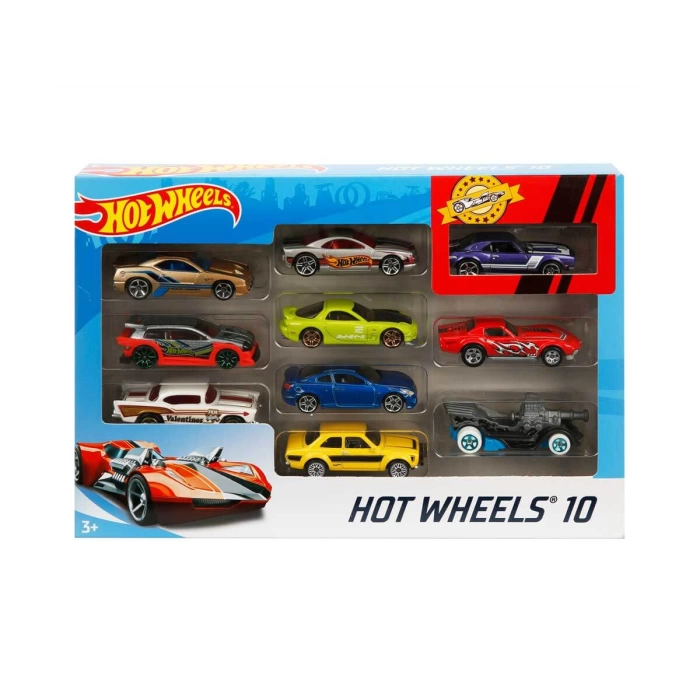 Hot Wheels 10lu Araba - Karışık