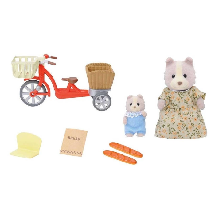 Sylvanian Families Köpek Ailesi Bisiklet Seti 4281