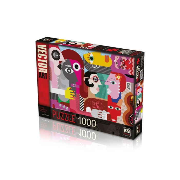 Ks Strange People And Dirty Dog Puzzle - 1000 Parça