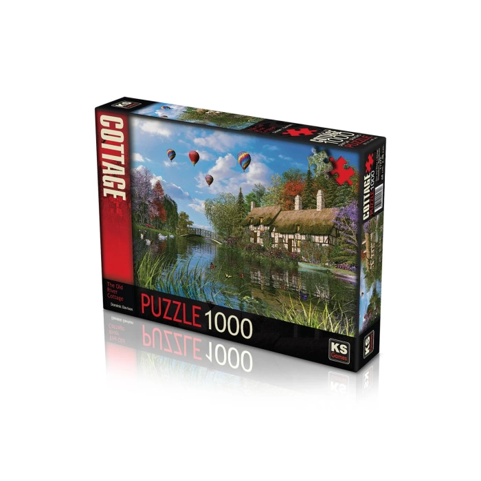 Ks Old River Cottage Puzzle - 1000 Parça