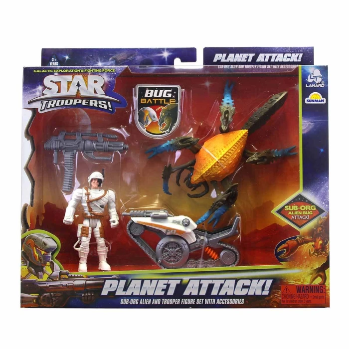 Star Troopers Gezegen Saldırısı Figür Seti - Paletli Uzay Aracı