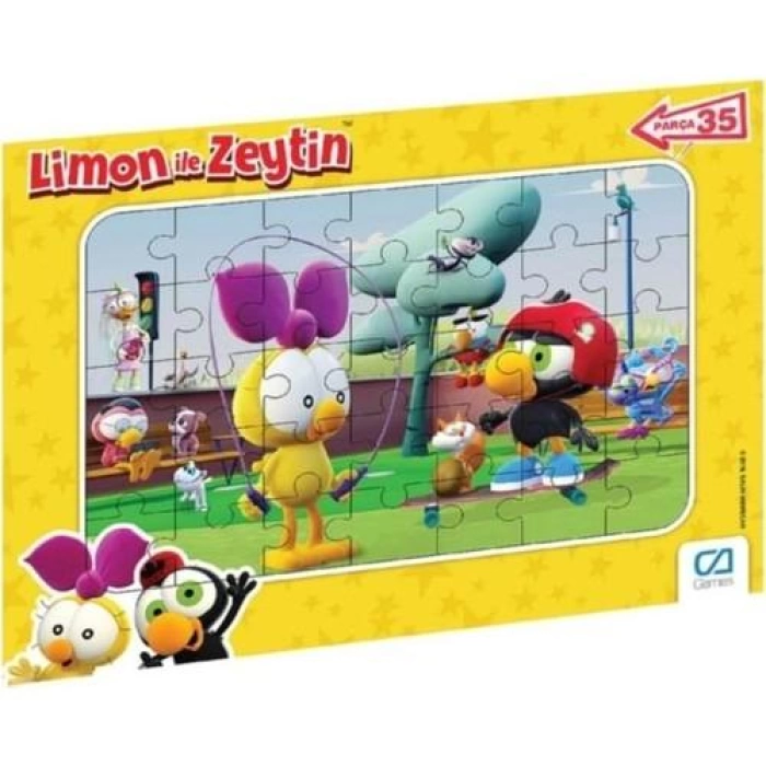 Limon ile Zeytin 35 Parça Frame Puzzle