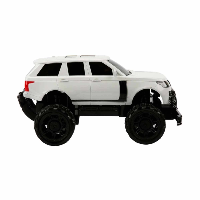 1:14 Uzaktan Kumandalı Big Foot Usb Şarjlı Jeep 34 cm. - Beyaz