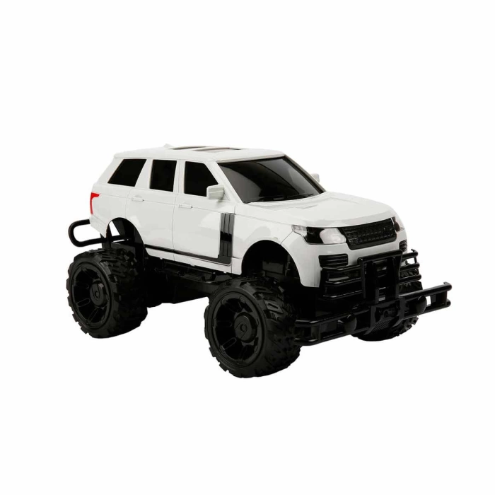 1:14 Uzaktan Kumandalı Big Foot Usb Şarjlı Jeep 34 cm. - Beyaz