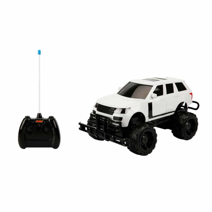 1:14 Uzaktan Kumandalı Big Foot Usb Şarjlı Jeep 34 cm. - Beyaz