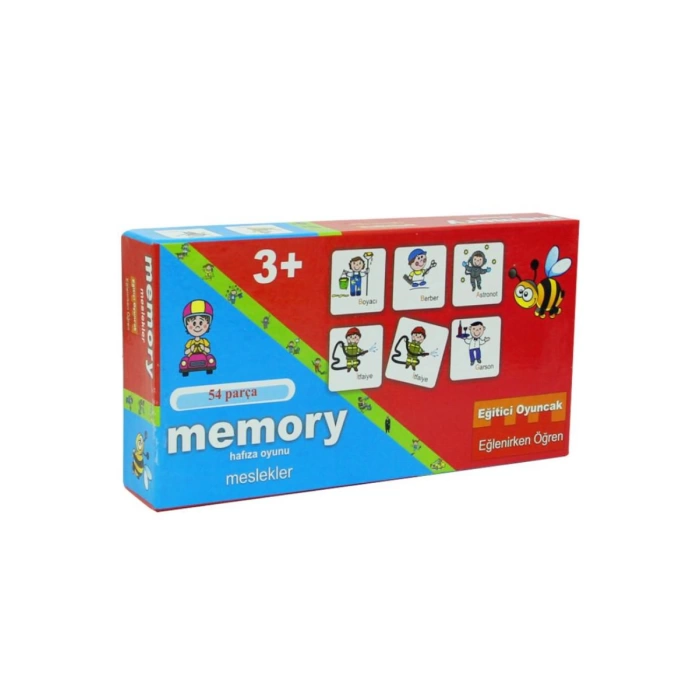 Memory 54 Parça Meslekler Hafıza Oyunu