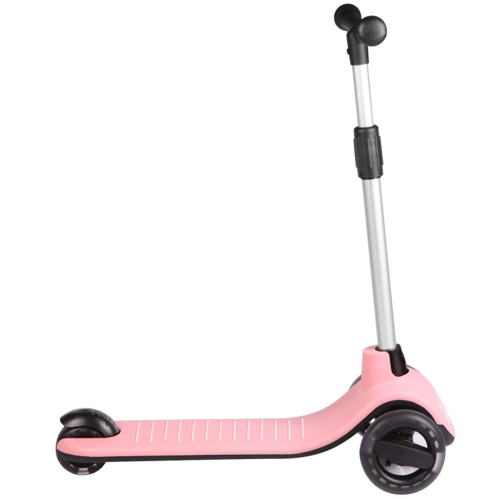 LC Lets Ride Işıklı ve 3 Tekerlekli Pembe Çocuk Scooter