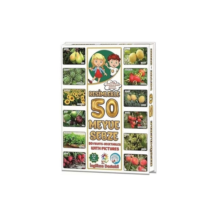 Eğitici İlk 50 Meyve Sebze Hafıza Kartı
