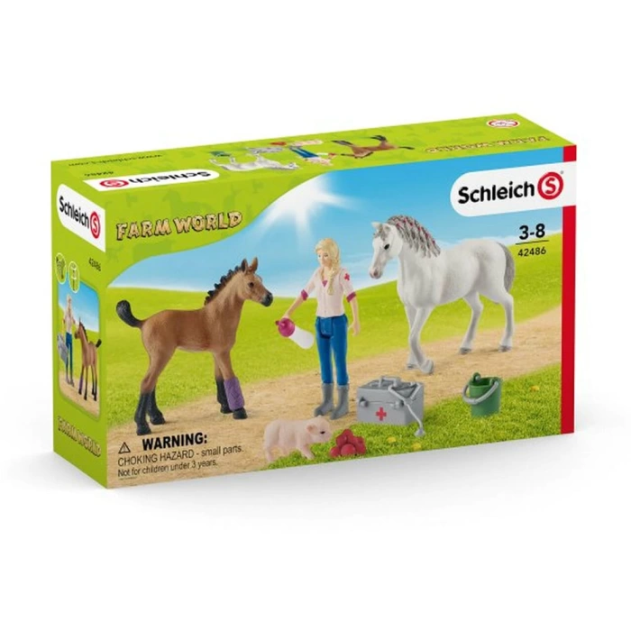 Schleich Farm World Oyun Seti Veteriner Kısrak Tay CFW42486