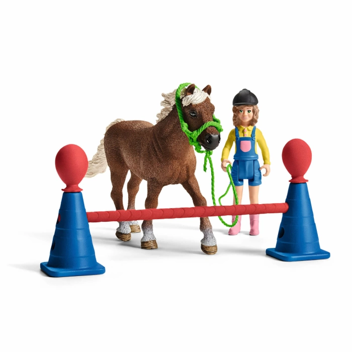 Schleich Farm World Pony Çeviklik Eğitimi Oyun Seti