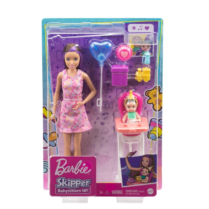 Barbie Bebek Bakıcısı Bebeği ve Aksesuarları FHY97-GRP40