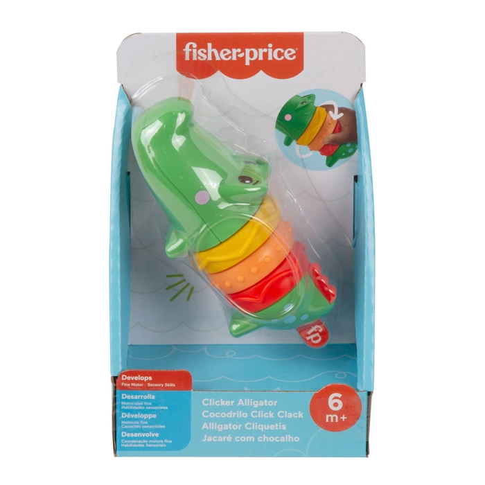 Fisher-Price Safari Arkadaşları Çıngıraklı Timsah GWL67