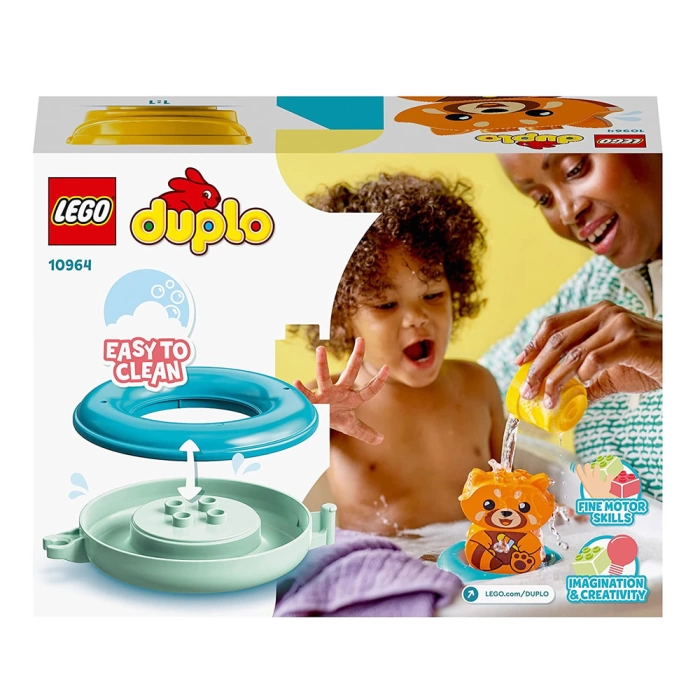 LEGO DUPLO İlk Banyo Zamanı Eğlencesi Yüzen Kırmızı Panda 10964