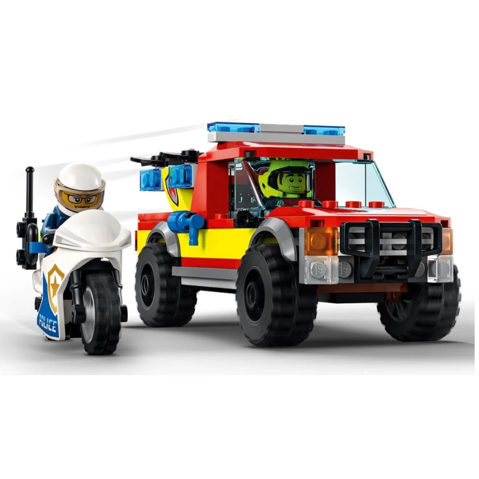 LEGO City İtfaiye Kurtarma Operasyonu ve Polis Takibi 60319