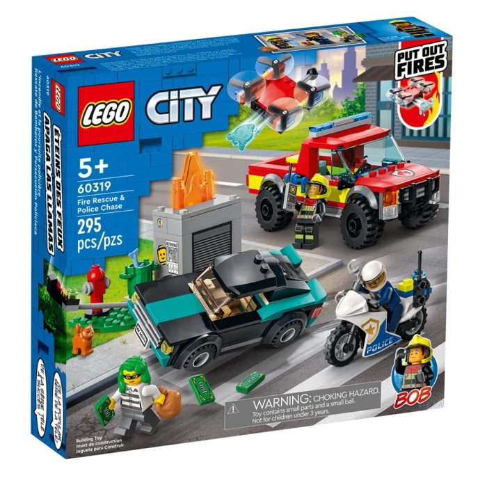LEGO City İtfaiye Kurtarma Operasyonu ve Polis Takibi 60319