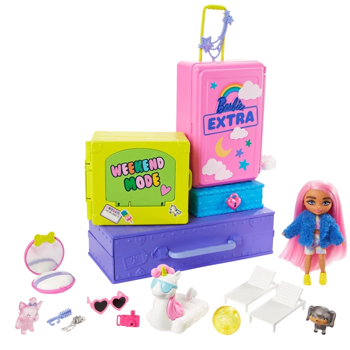 Barbie Extra Mini ve Hayvan Dostlarının Seyahat Maceraları HDY91