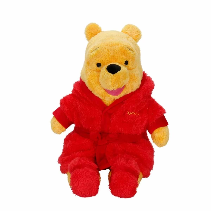 Winnie The Pooh Bornozlu Peluş 30 cm