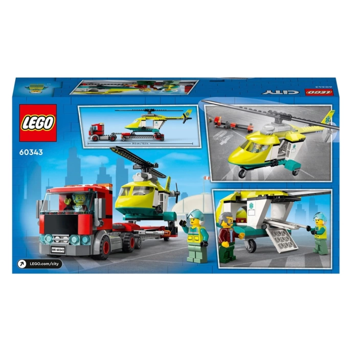 LEGO City Kurtarma Helikopteri Nakliyesi 60343