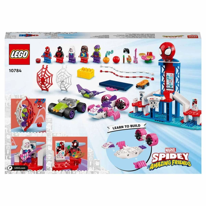 LEGO Marvel Spidey ve İnanılmaz Arkadaşları Örümcek Adam Ağ Merkezi 10784