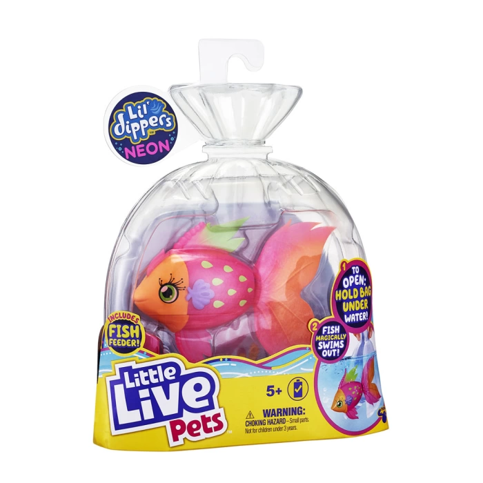 Little Live Pets Yüzen Balıklar S3 Tekli Paket Pembe 26282