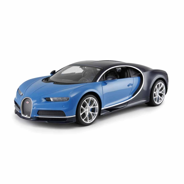 1:14 Bugatti Chiron Uzaktan Kumandalı Işıklı Araba - Mavi-Siyah