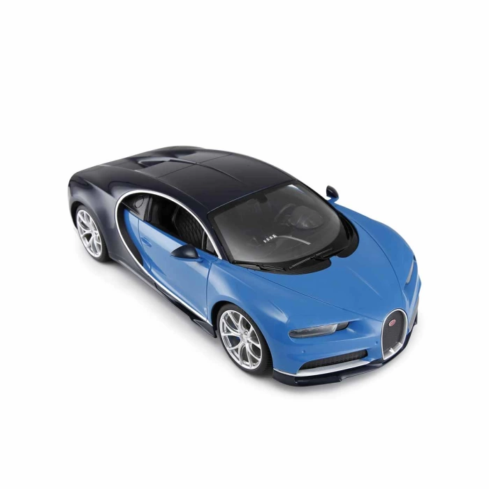 1:14 Bugatti Chiron Uzaktan Kumandalı Işıklı Araba - Mavi-Siyah