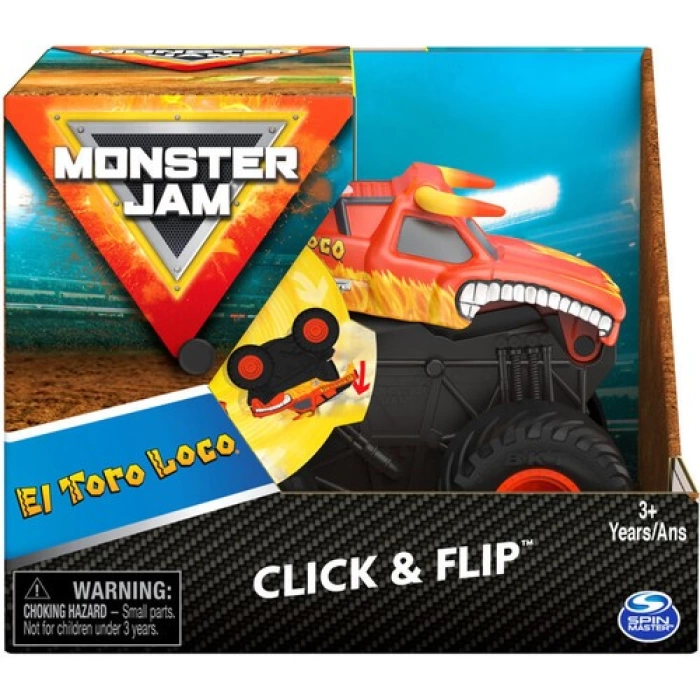 Monster Jam 1:43 Click & Flip Araçlar El Toro Loco
