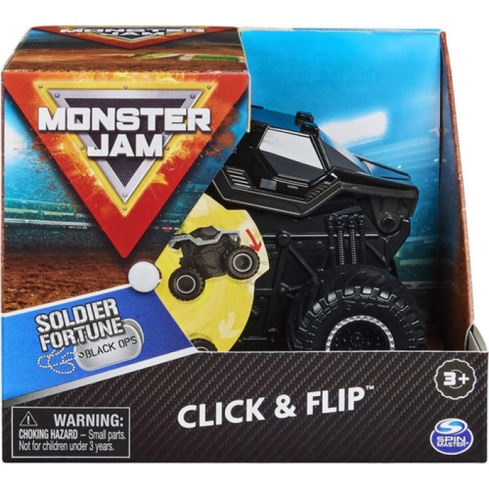 Monster Jam 1:43 Click & Flip Araçlar Soldier Fortune