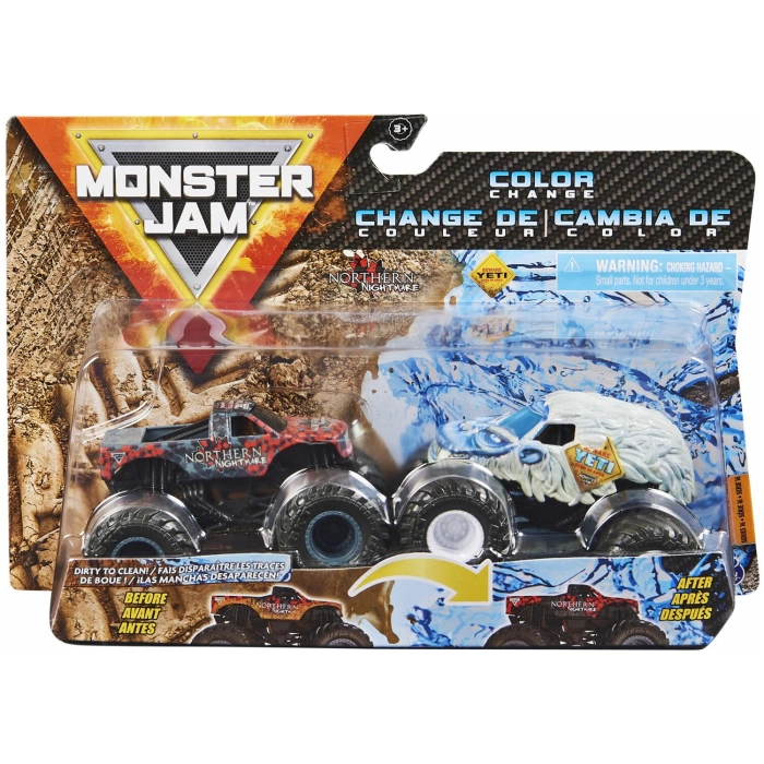 Monster Jam 1:64 Ikili Araba Seti - Northern Nightmare Ve Yeti