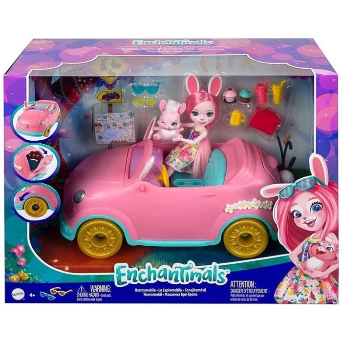 Enchantimals Tavşancık Araba HCF85