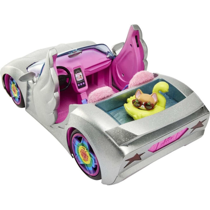 Barbie Ekstra Araç - Işıltılı Gümüş Araba