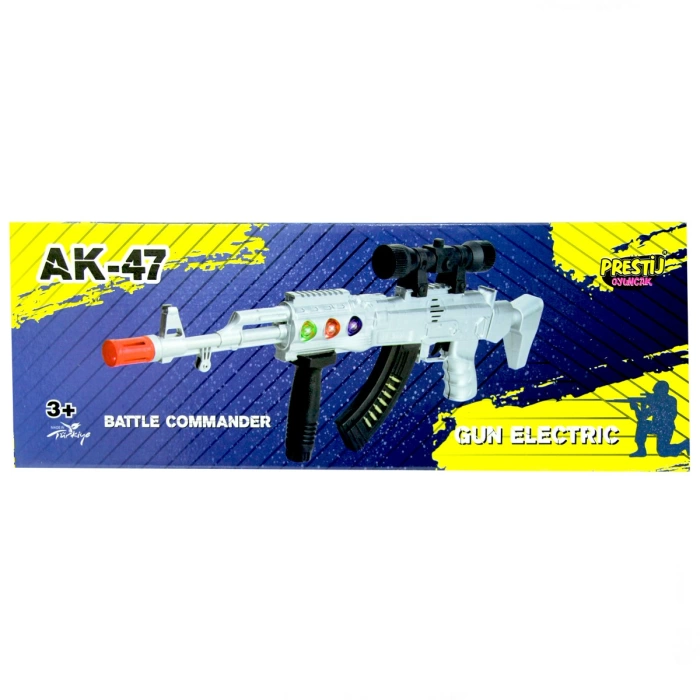 AK-47 Gun Işıklı Sesli Tüfek