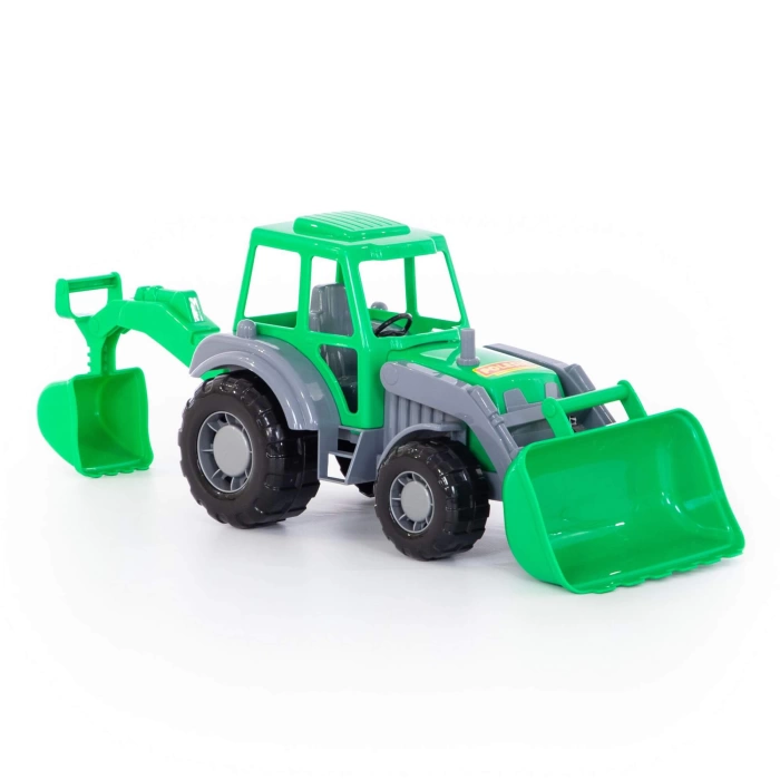 Traktör Ekskavatör - Yeşil