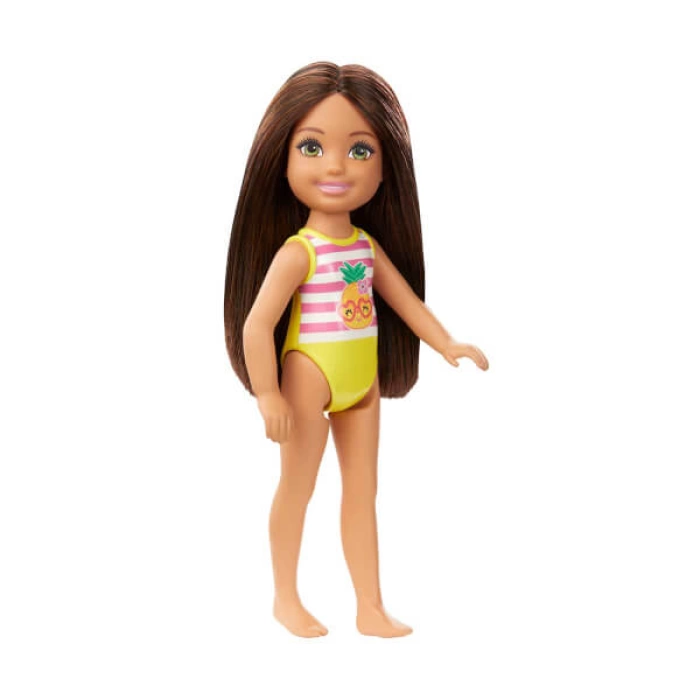 Barbie Chelsea Tatilde Bebekleri GLN73 - Esmer - Ananas Atletli