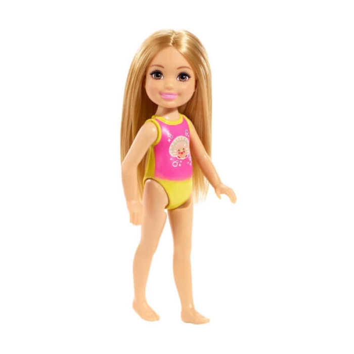 Barbie Chelsea Tatilde Bebekleri GLN73 - Kumral - İstiridye Atletli