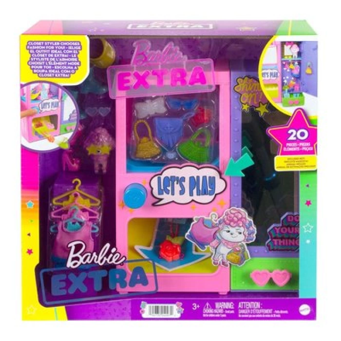 Barbie Extra Kıyafet Otomatı Oyun Seti-HFG75