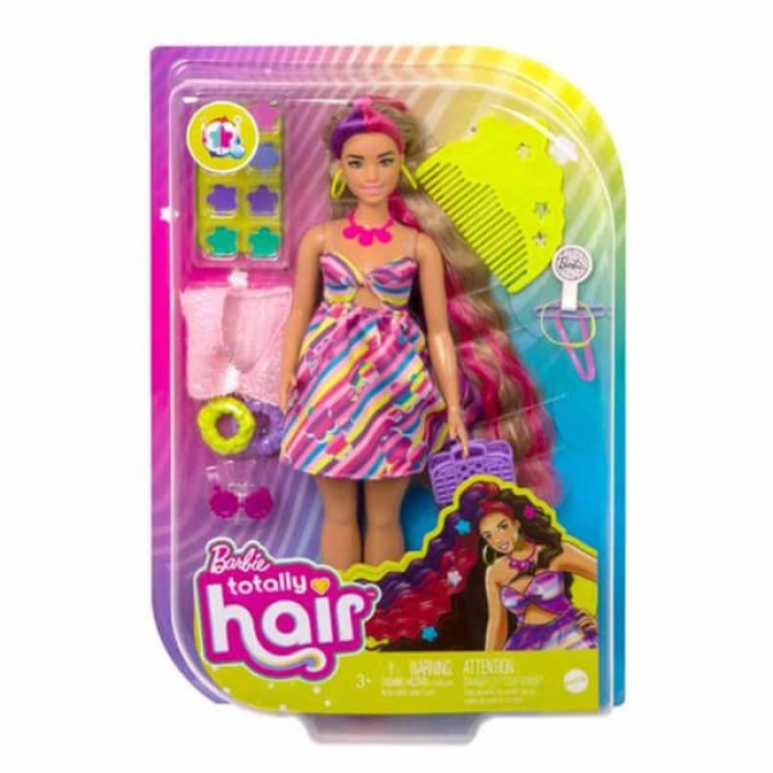 Barbie Upuzun Muhteşem Saçlı Bebekler HCM87 - Esmer-Çiçek