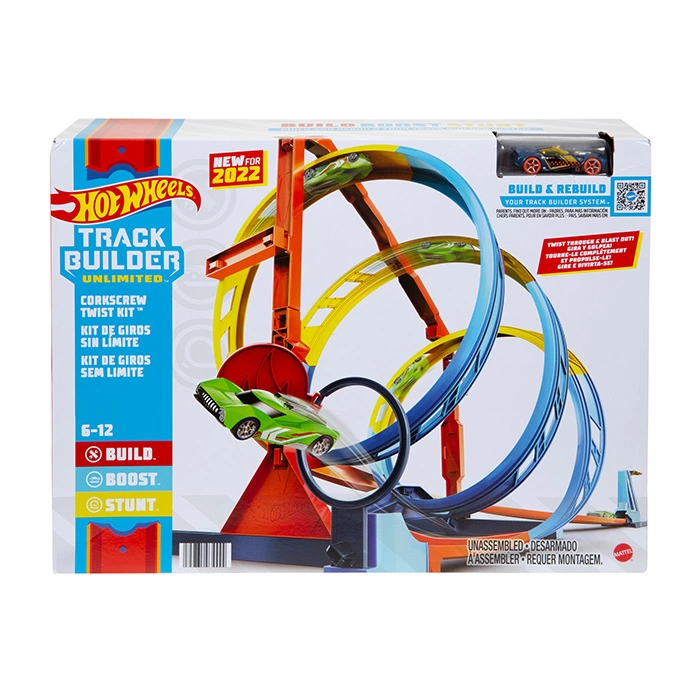 Hot Wheels Track Builder Spiral Dönüşlü Pist Seti HDX79