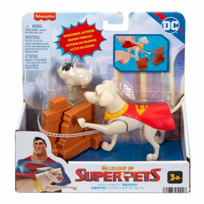 Imaginext DC League of Super Pets Aksiyon Figürleri HGL08 - Krypto