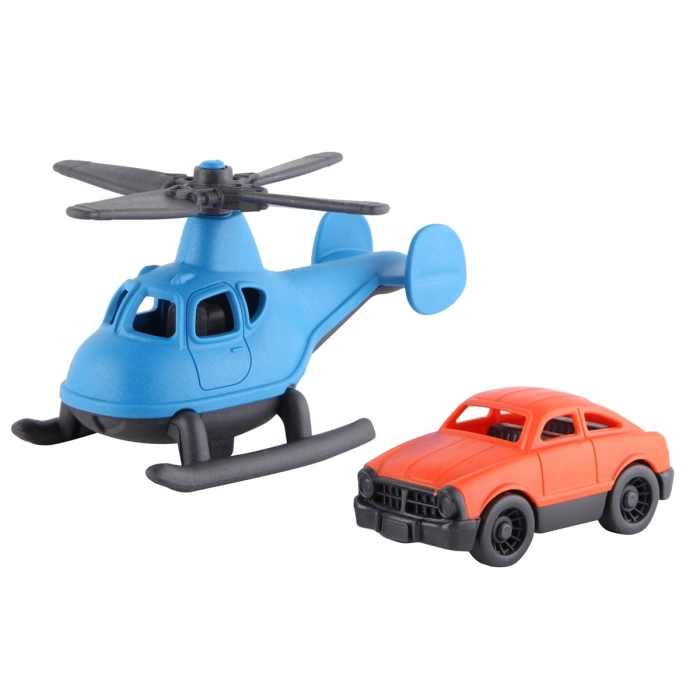 LC Minik Taşıtlar Helikopter ve Minik Araba-Mavi