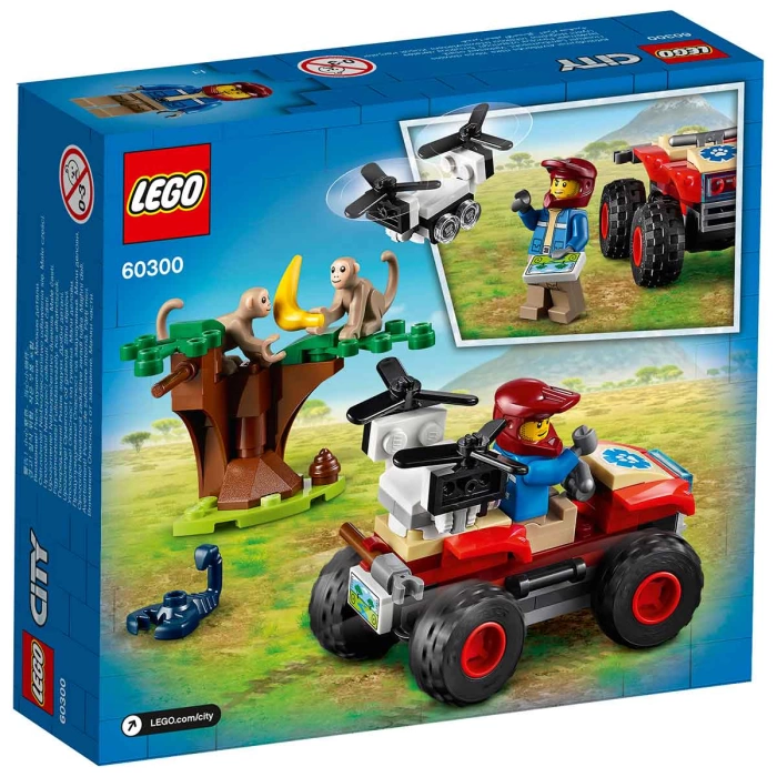 LEGO City Stunt Vahşi Hayvan Kurtarma ATV’si - 60300