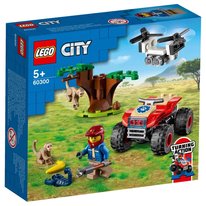 LEGO City Stunt Vahşi Hayvan Kurtarma ATV’si - 60300